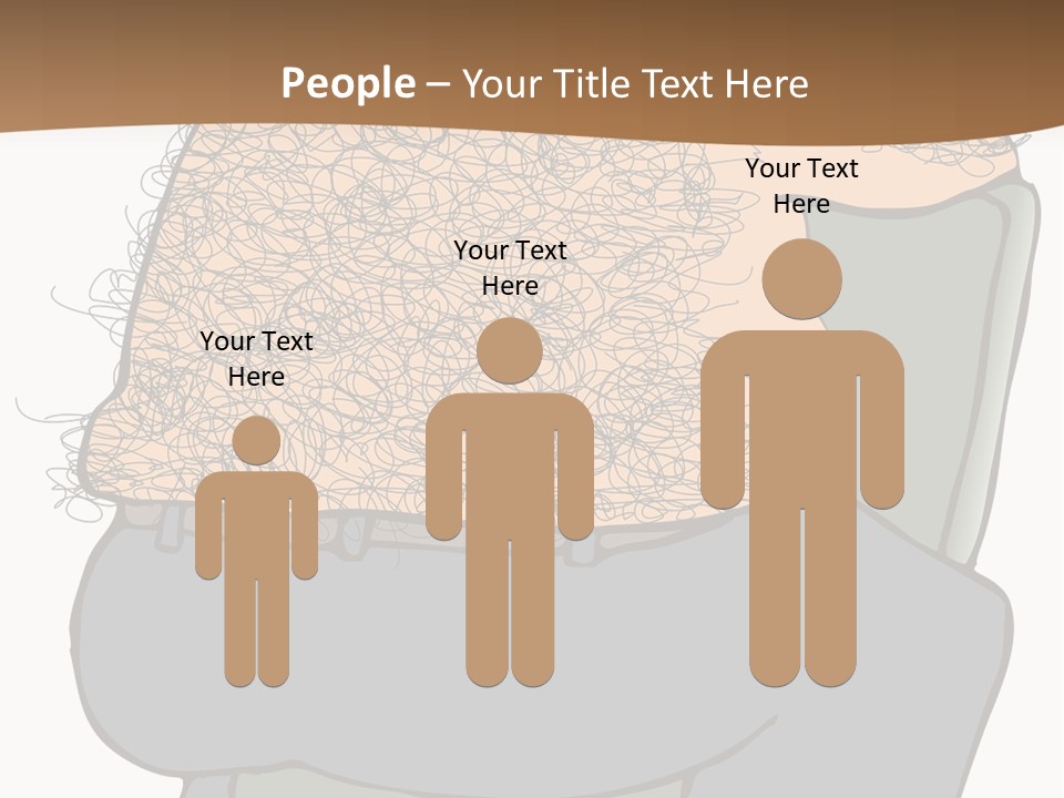 Chubby Pubic Guy PowerPoint Template