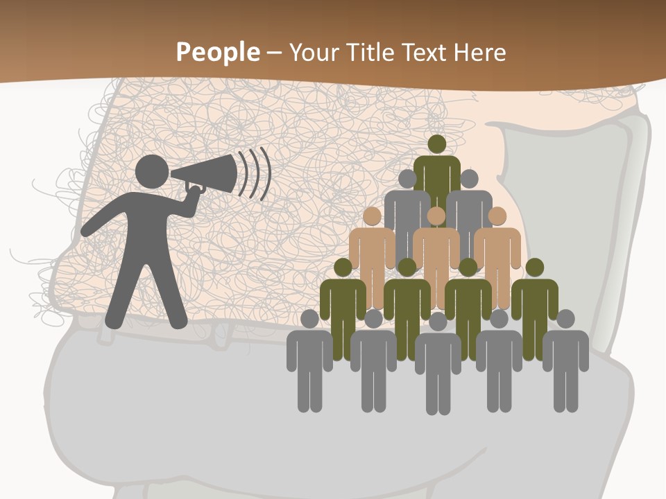 Chubby Pubic Guy PowerPoint Template