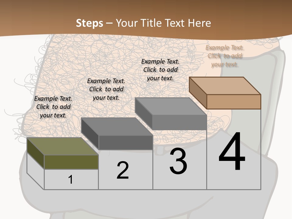 Chubby Pubic Guy PowerPoint Template