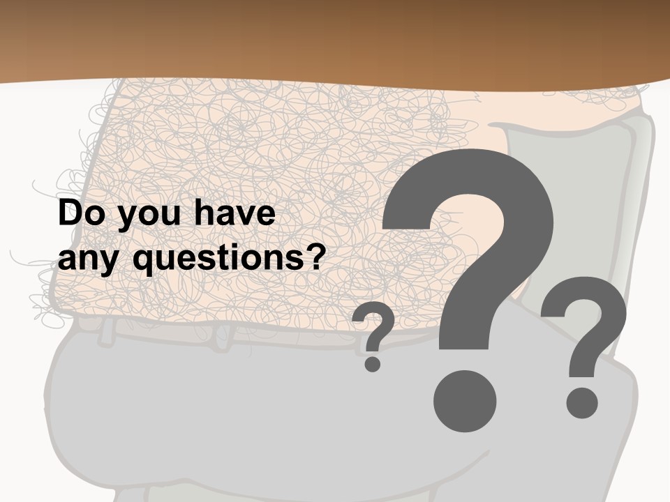 Chubby Pubic Guy PowerPoint Template