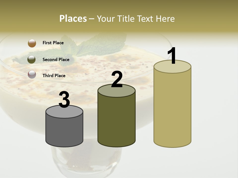 Choco Peach Cream Cheese PowerPoint Template