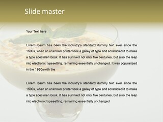 Choco Peach Cream Cheese PowerPoint Template