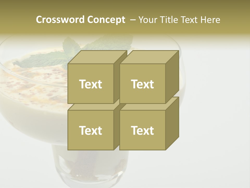 Choco Peach Cream Cheese PowerPoint Template