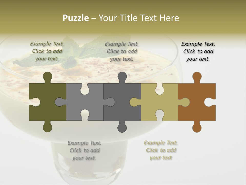 Choco Peach Cream Cheese PowerPoint Template