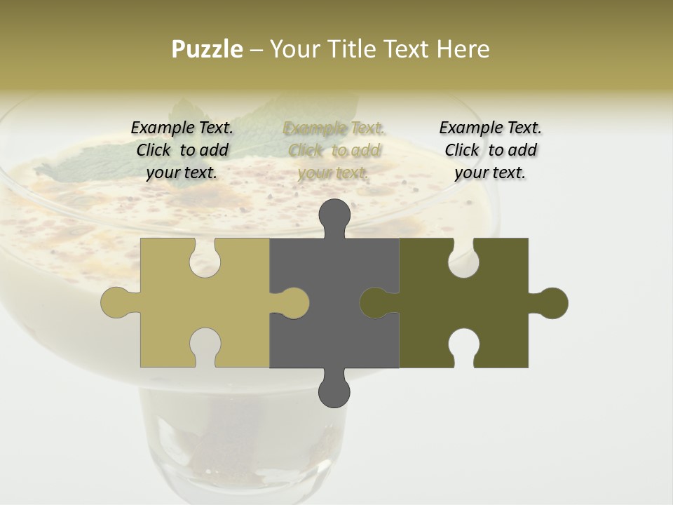 Choco Peach Cream Cheese PowerPoint Template