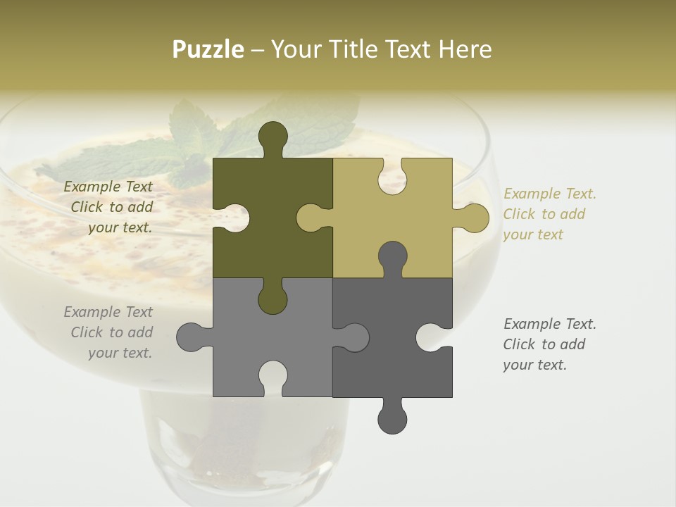 Choco Peach Cream Cheese PowerPoint Template