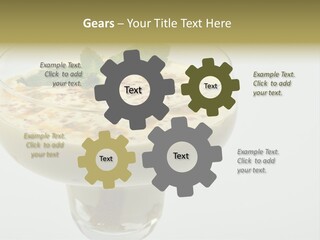 Choco Peach Cream Cheese PowerPoint Template