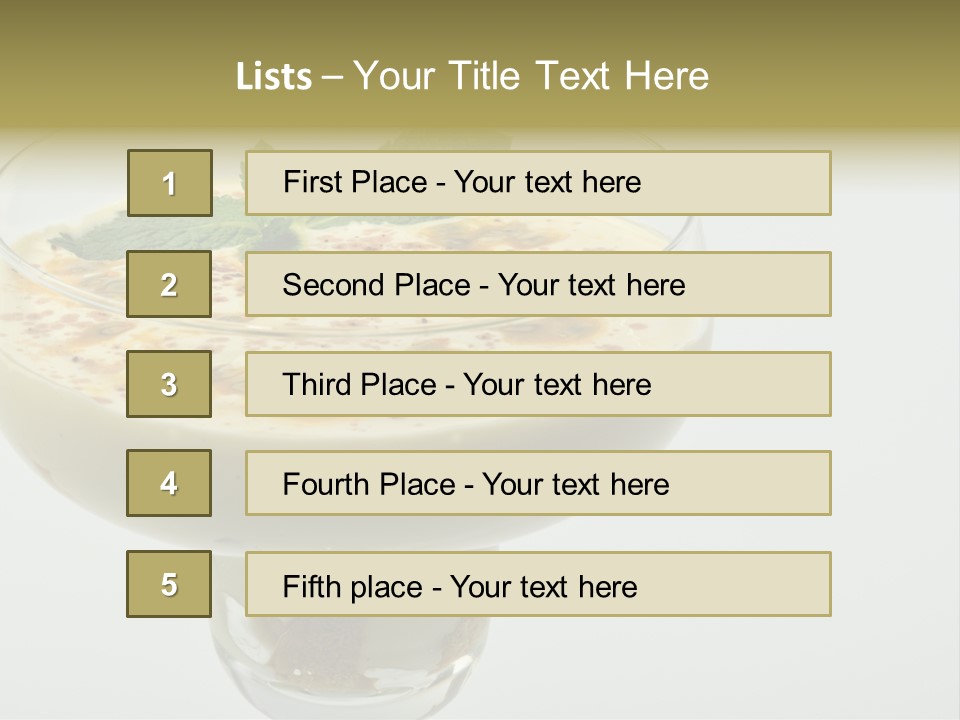 Choco Peach Cream Cheese PowerPoint Template