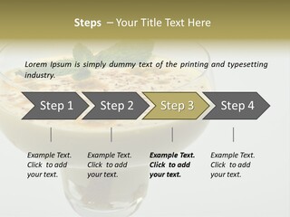 Choco Peach Cream Cheese PowerPoint Template