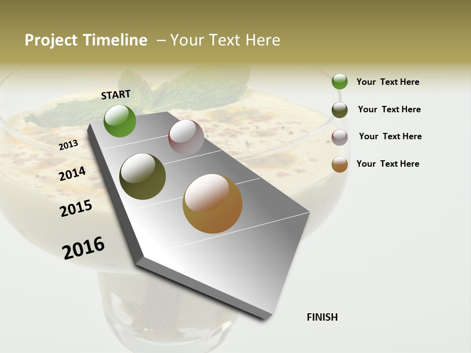 Choco Peach Cream Cheese PowerPoint Template