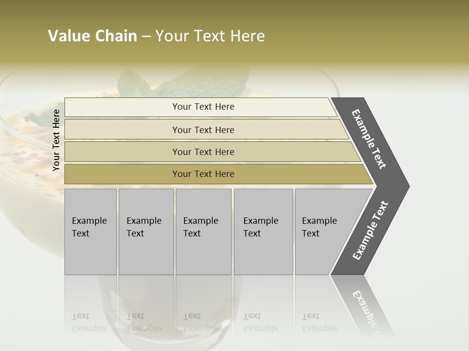 Choco Peach Cream Cheese PowerPoint Template