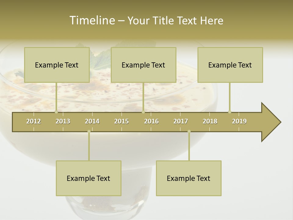 Choco Peach Cream Cheese PowerPoint Template