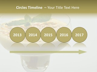 Choco Peach Cream Cheese PowerPoint Template