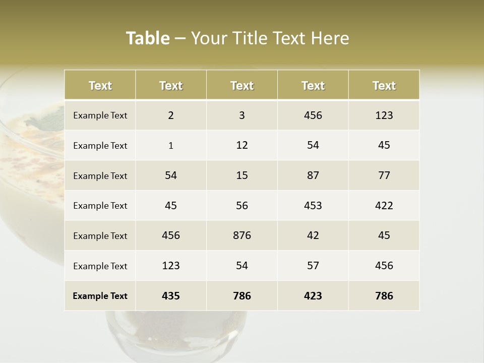 Choco Peach Cream Cheese PowerPoint Template