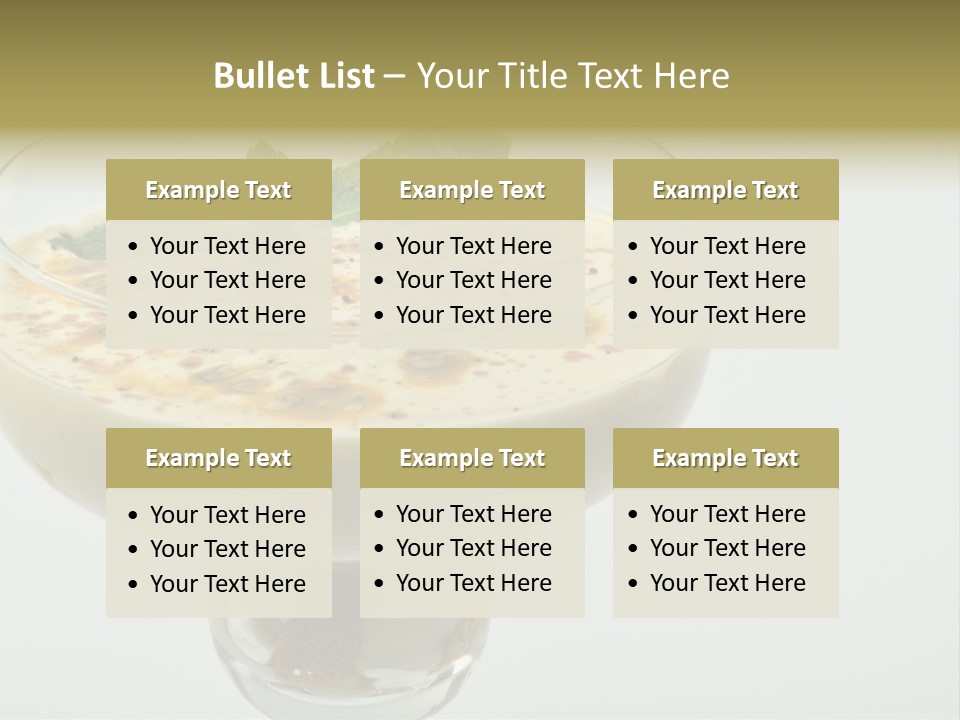 Choco Peach Cream Cheese PowerPoint Template