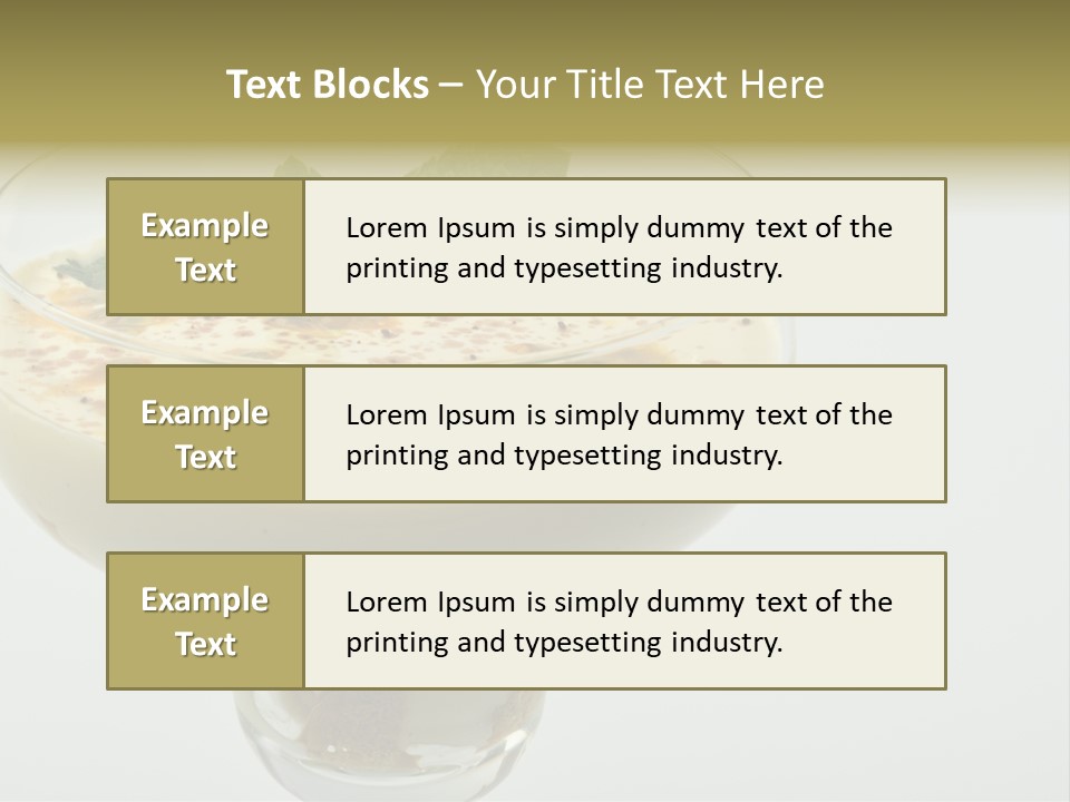 Choco Peach Cream Cheese PowerPoint Template