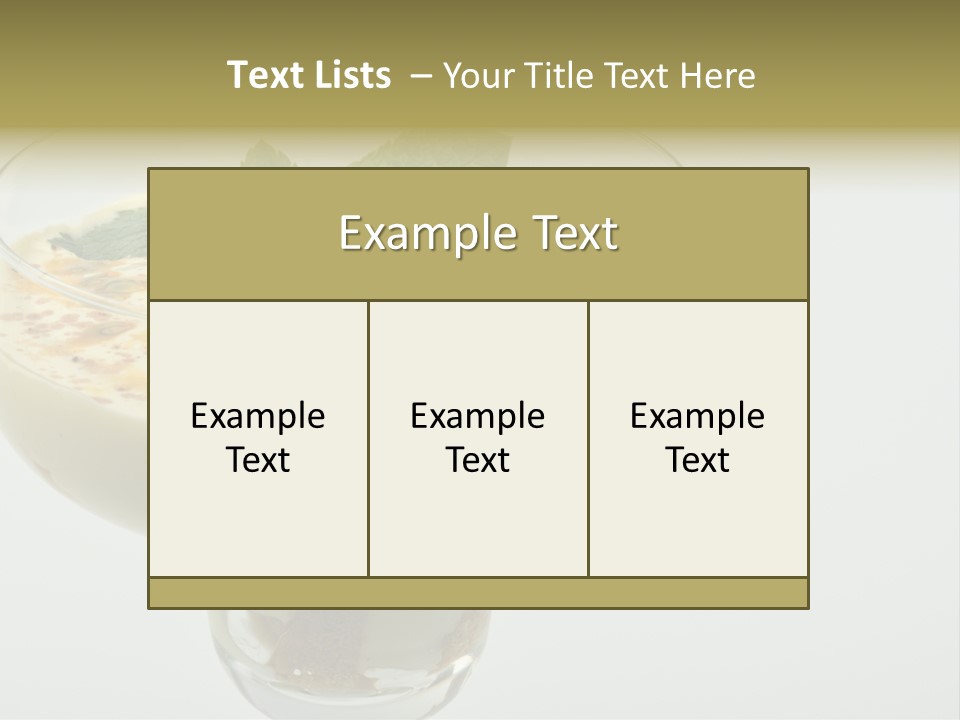 Choco Peach Cream Cheese PowerPoint Template