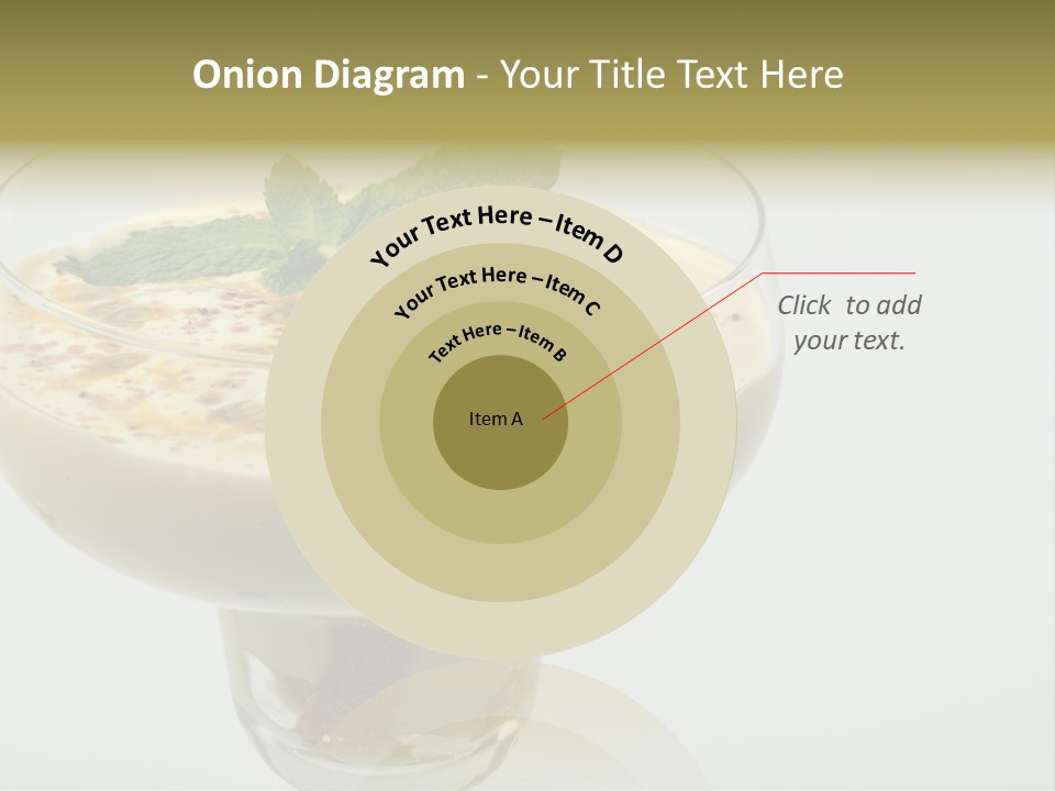 Choco Peach Cream Cheese PowerPoint Template