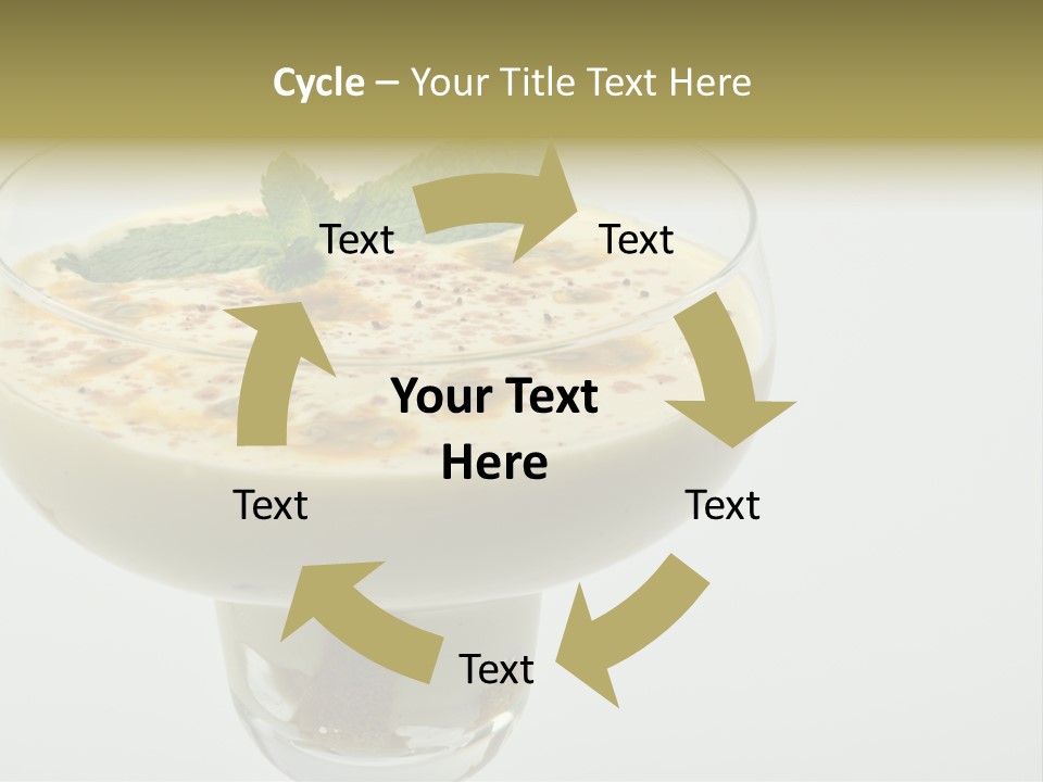 Choco Peach Cream Cheese PowerPoint Template