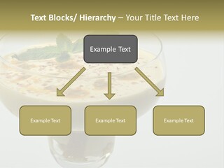 Choco Peach Cream Cheese PowerPoint Template