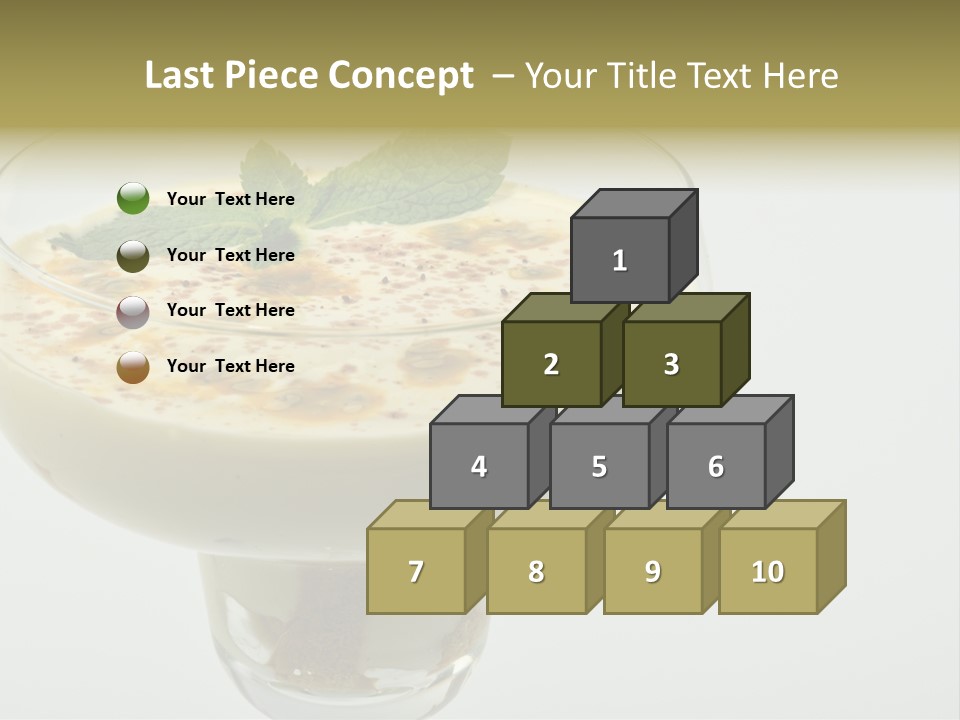 Choco Peach Cream Cheese PowerPoint Template