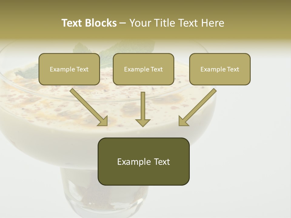 Choco Peach Cream Cheese PowerPoint Template