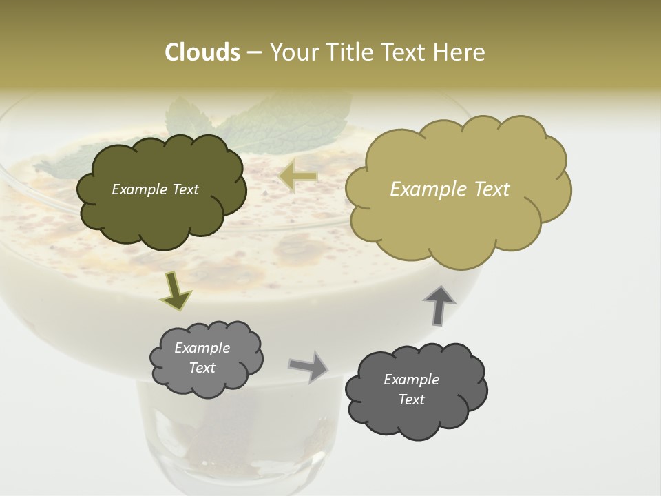 Choco Peach Cream Cheese PowerPoint Template