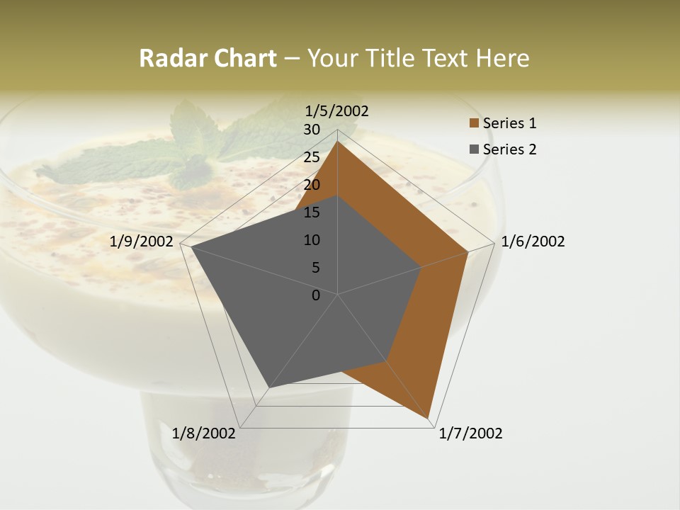 Choco Peach Cream Cheese PowerPoint Template
