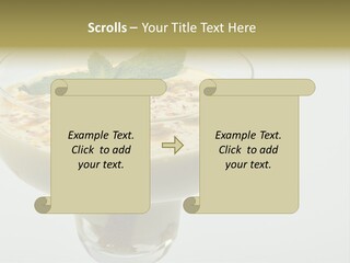 Choco Peach Cream Cheese PowerPoint Template