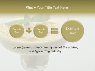 Choco Peach Cream Cheese PowerPoint Template