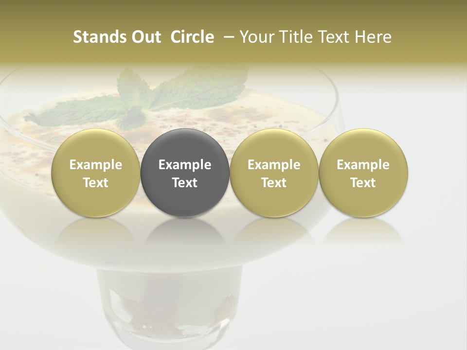 Choco Peach Cream Cheese PowerPoint Template