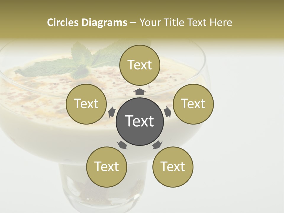 Choco Peach Cream Cheese PowerPoint Template