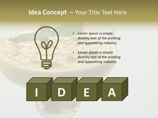 Choco Peach Cream Cheese PowerPoint Template