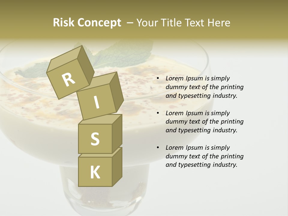 Choco Peach Cream Cheese PowerPoint Template