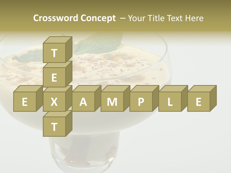 Choco Peach Cream Cheese PowerPoint Template