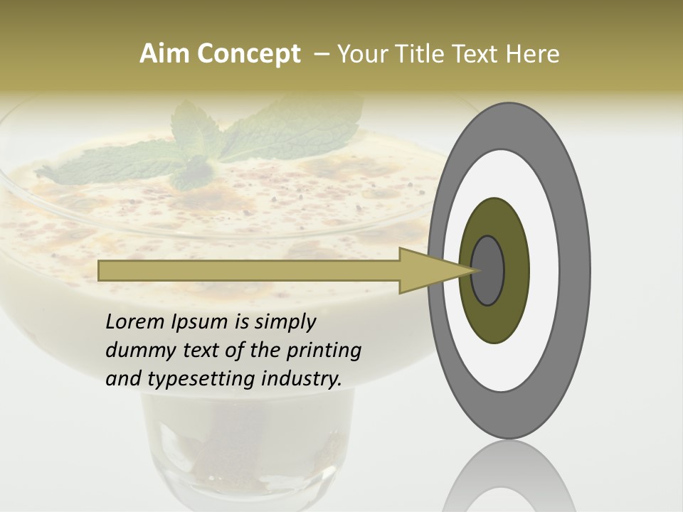Choco Peach Cream Cheese PowerPoint Template