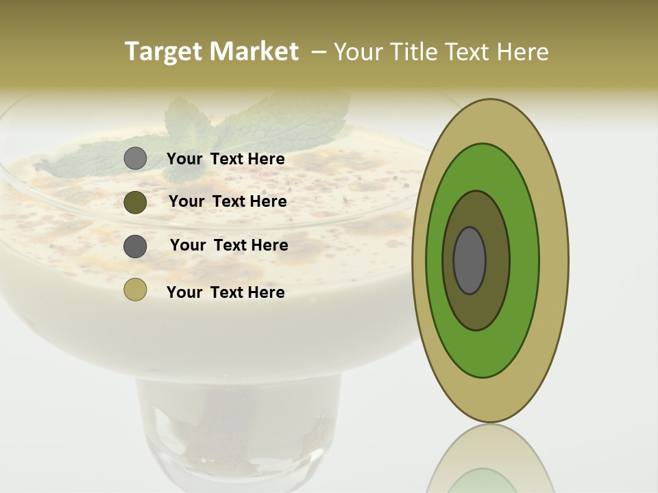 Choco Peach Cream Cheese PowerPoint Template