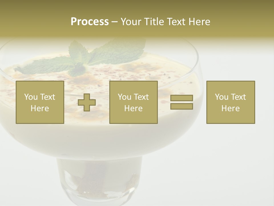 Choco Peach Cream Cheese PowerPoint Template