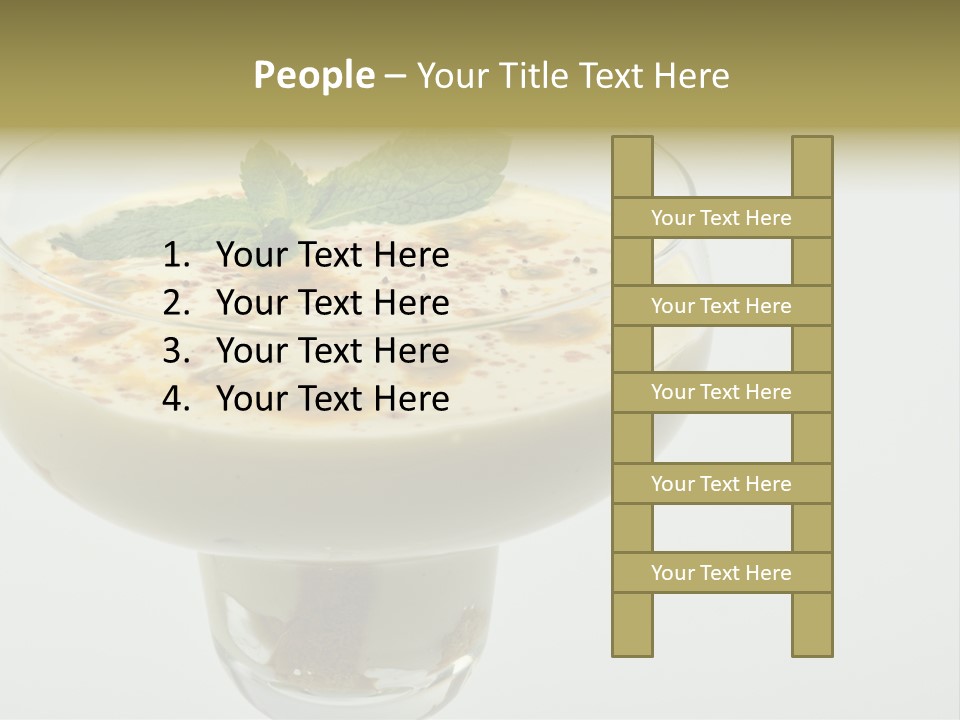 Choco Peach Cream Cheese PowerPoint Template