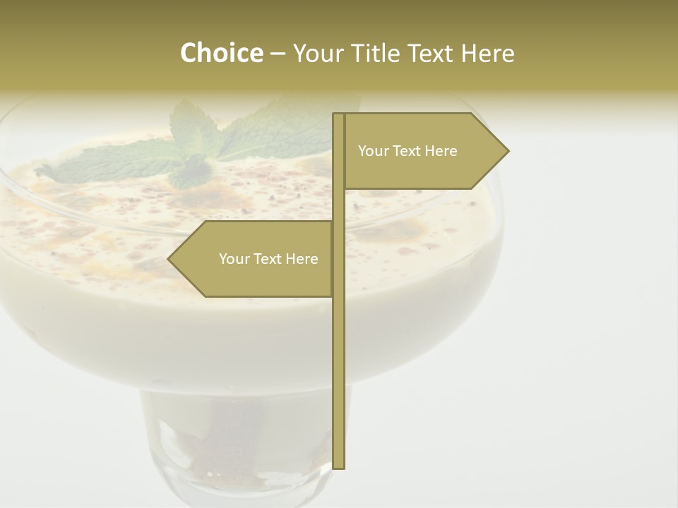 Choco Peach Cream Cheese PowerPoint Template