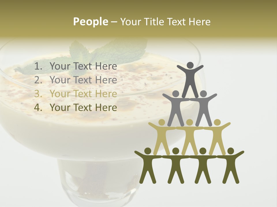 Choco Peach Cream Cheese PowerPoint Template