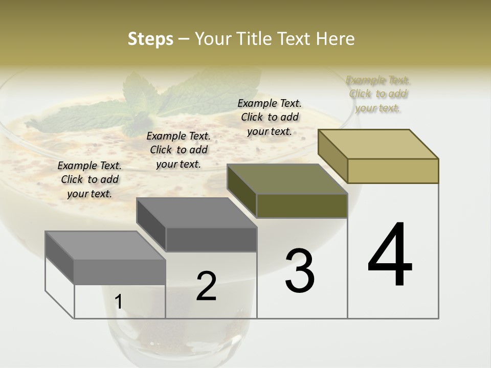 Choco Peach Cream Cheese PowerPoint Template