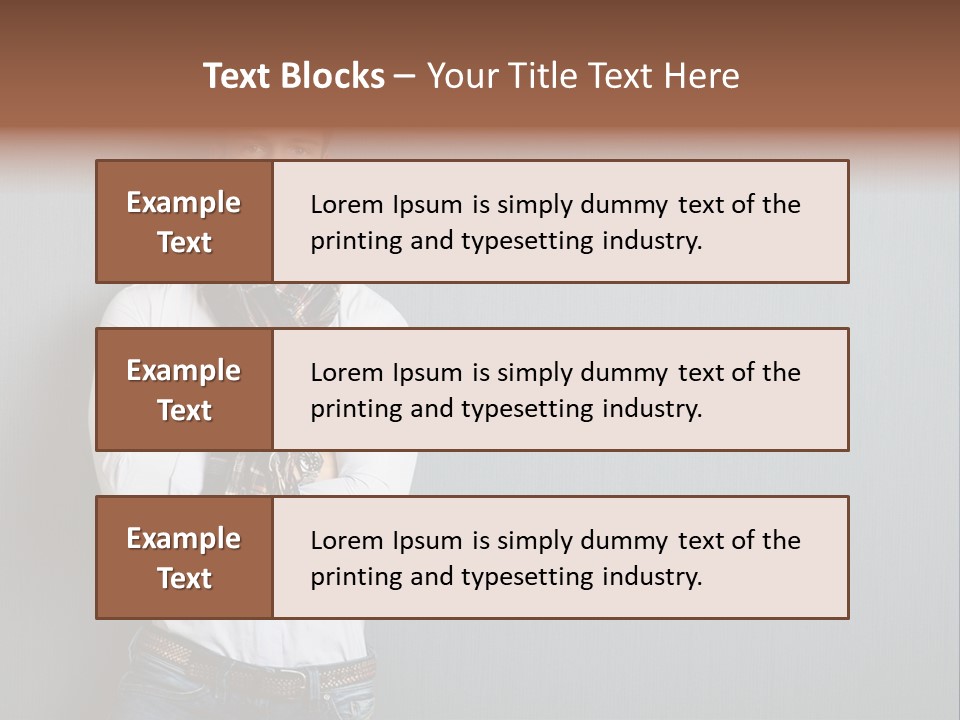 Pensive Attractive Masculine PowerPoint Template