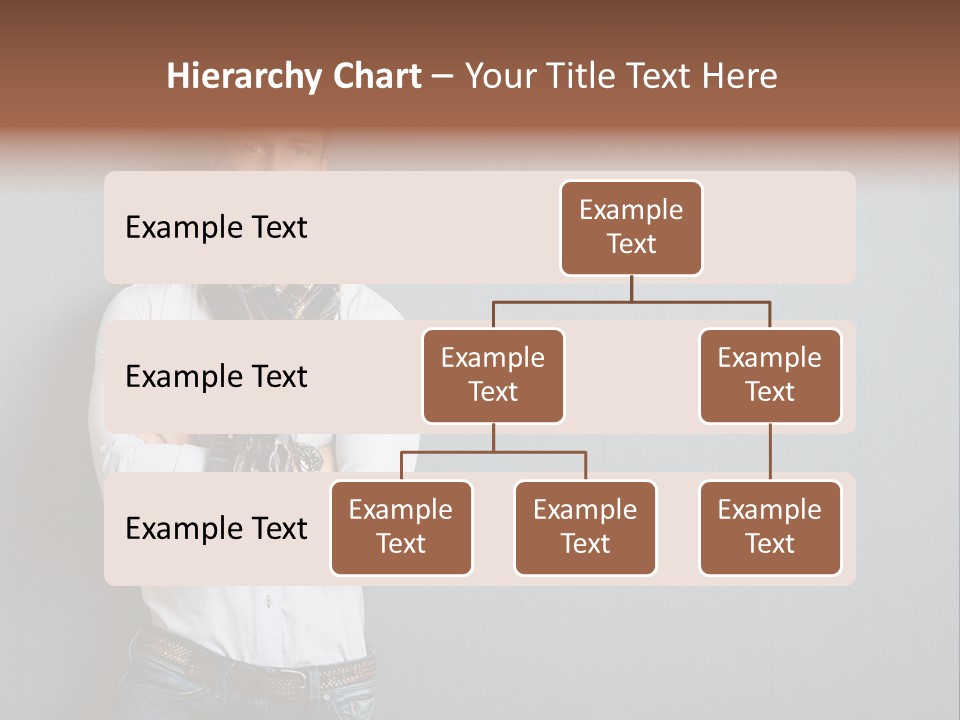 Pensive Attractive Masculine PowerPoint Template