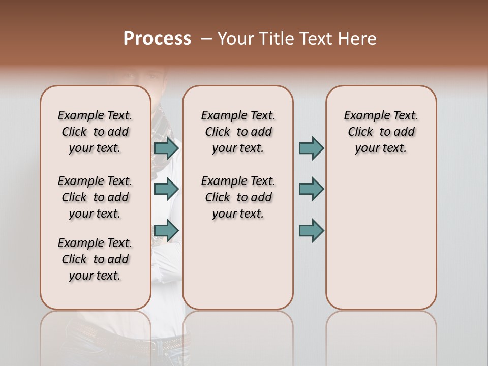 Pensive Attractive Masculine PowerPoint Template