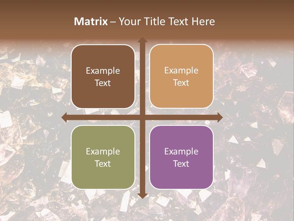 Jewelry Mineral Multi Colored PowerPoint Template