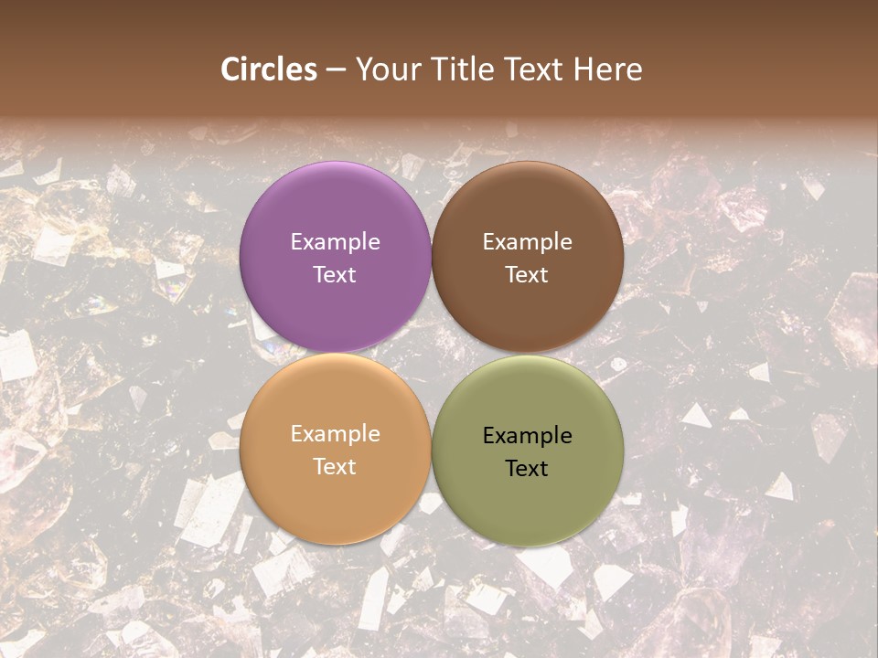 Jewelry Mineral Multi Colored PowerPoint Template