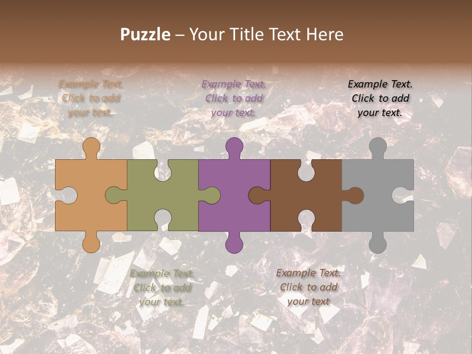 Jewelry Mineral Multi Colored PowerPoint Template