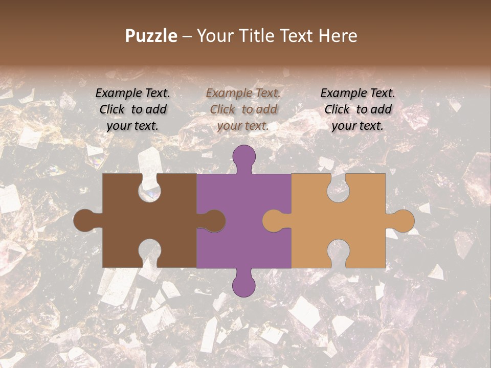 Jewelry Mineral Multi Colored PowerPoint Template