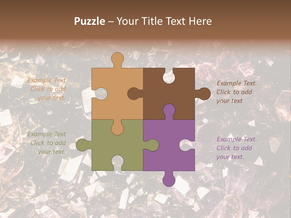 Jewelry Mineral Multi Colored PowerPoint Template